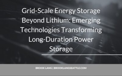 Grid-Scale Energy Storage Beyond Lithium: Emerging Technologies Transforming Long-Duration Power Storage