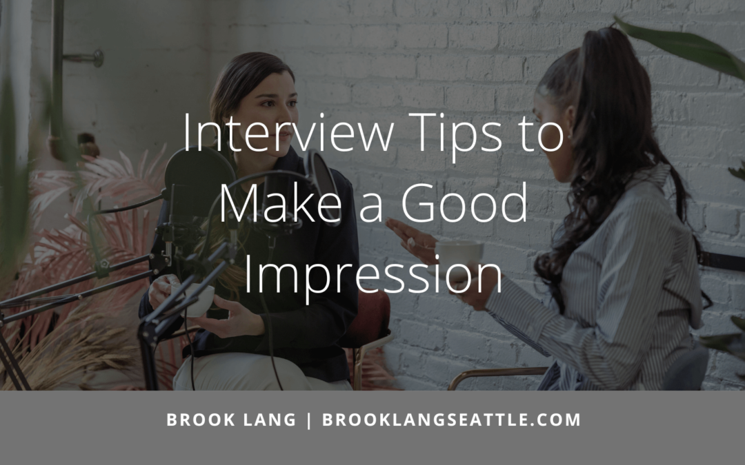 Interview Tips to Make a Good Impression